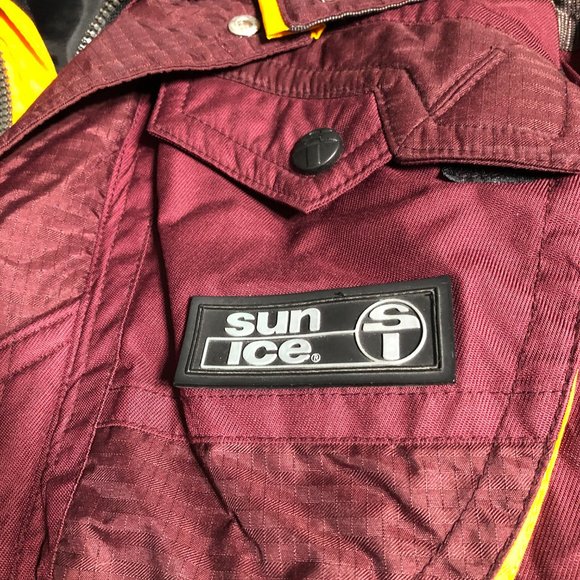 Vintage Sun Ice Conv. Ski/Snow Jacket/Vest/Hood-Sz L - Picture 10 of 15
